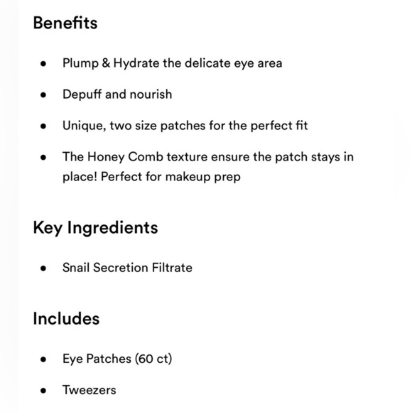 COSRX Advanced Snail Hydrogel Eye Patch - New Without Box - Picture 6 of 6